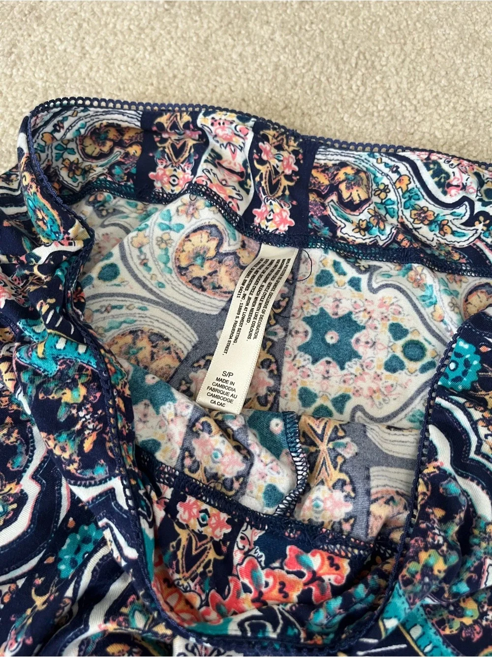 In Bloom Women’s Paisley Print Wide-Leg Pants - Multicolor PJ loungewear